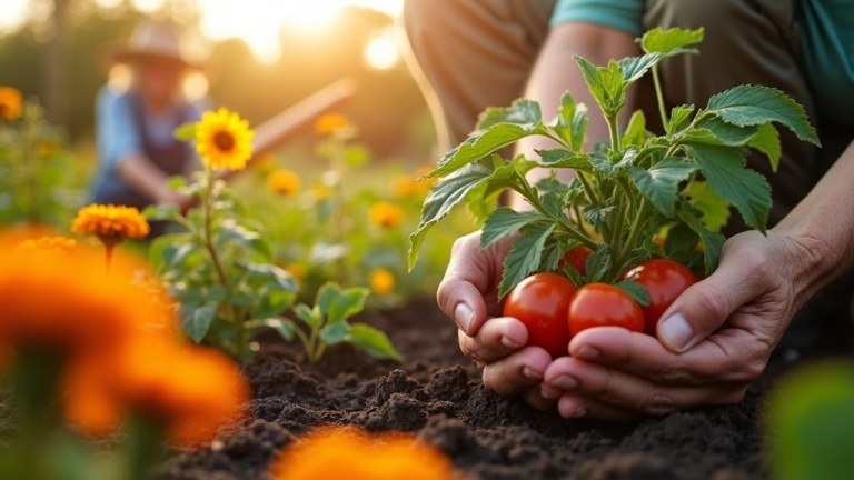 gardening promotes senior wellness